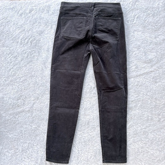 J. Crew Mercantile Pants charcoal gray velveteen size 31 - Picture 10 of 11